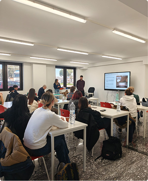 Formazione in primo piano